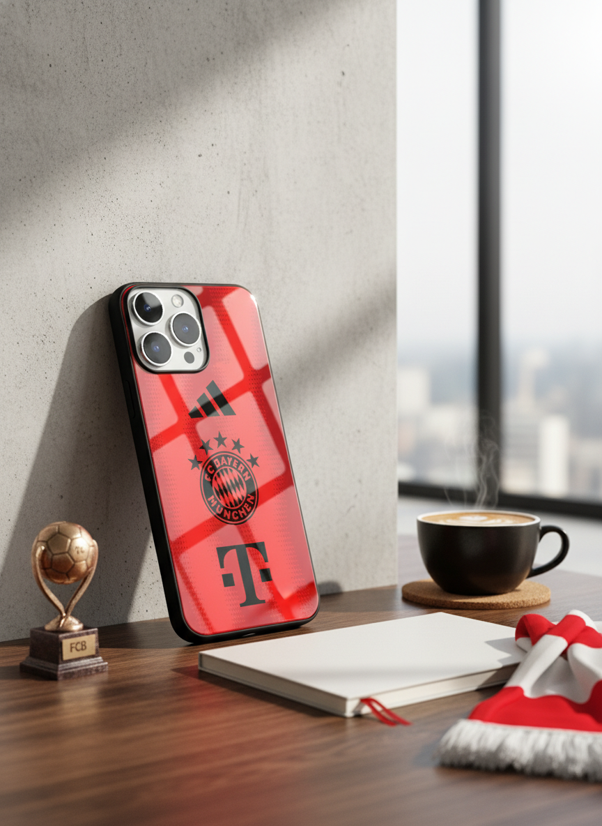 Red Armor Premium Glass Back Cover For iPhone 14-17 Models The Case & Co India