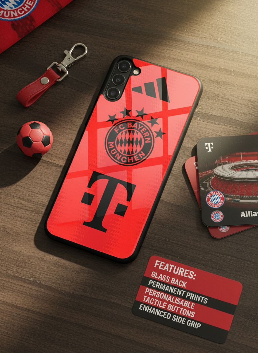 red armour Premium Glass Back Cover For Galaxy S Series The Case & Co India