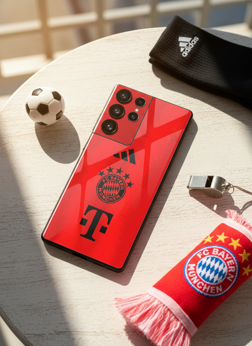 red armour Premium Glass Back Cover For Galaxy S Series The Case & Co India