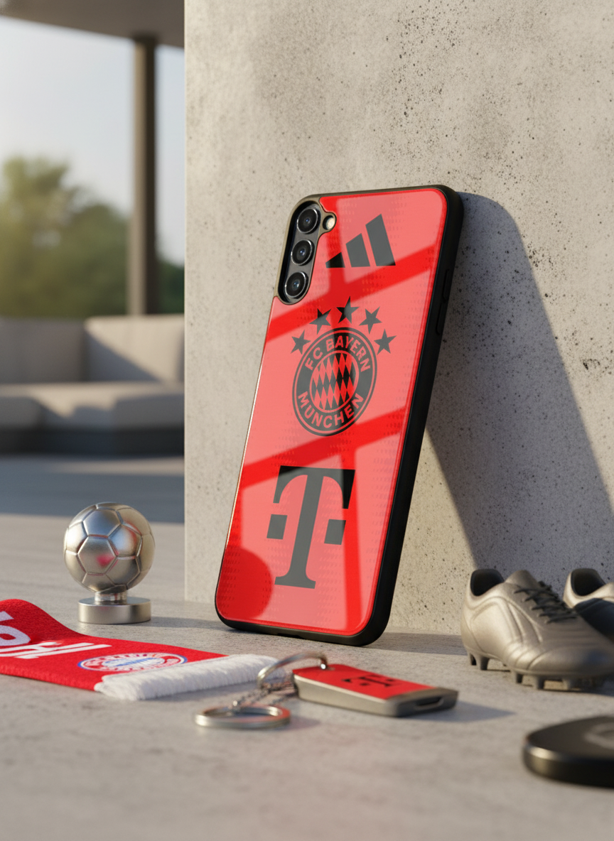 red armour Premium Glass Back Cover For Galaxy S Series The Case & Co India