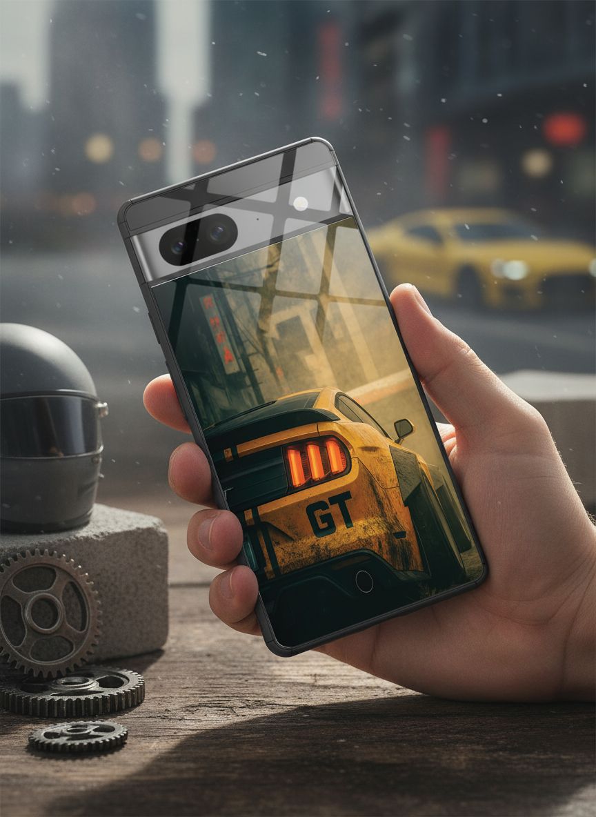Road King Premium Glass Back Cover For Google Pixel 7,8,9,10 Series The Case & Co India