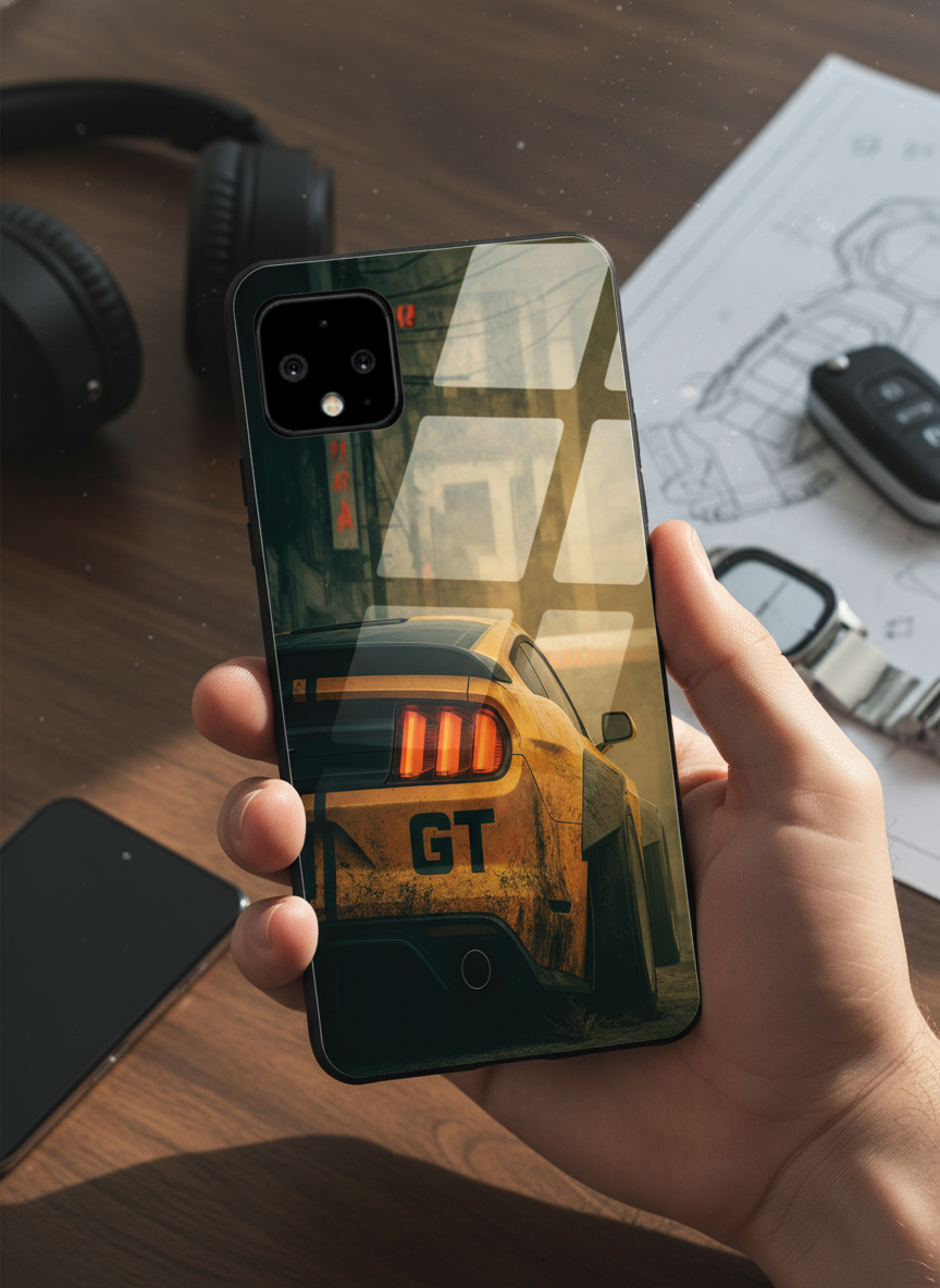 Road King Premium Glass Back Cover For Google Pixel 7,8,9,10 Series The Case & Co India
