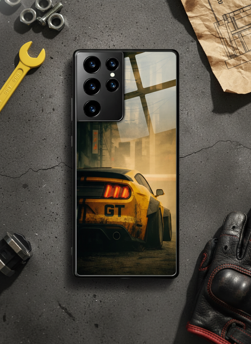 Road Kings Premium Glass Back Cover For Galaxy S Series The Case & Co India