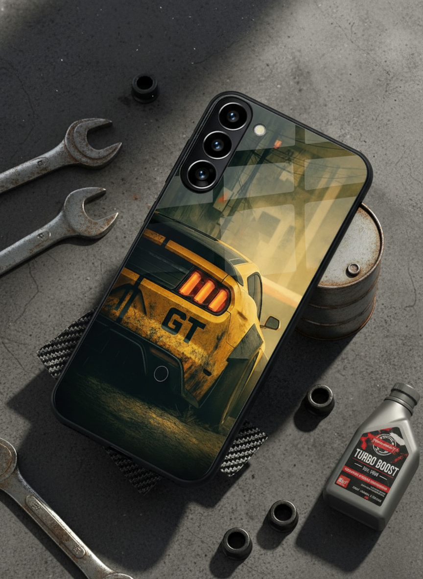Road Kings Premium Glass Back Cover For Galaxy S Series The Case & Co India