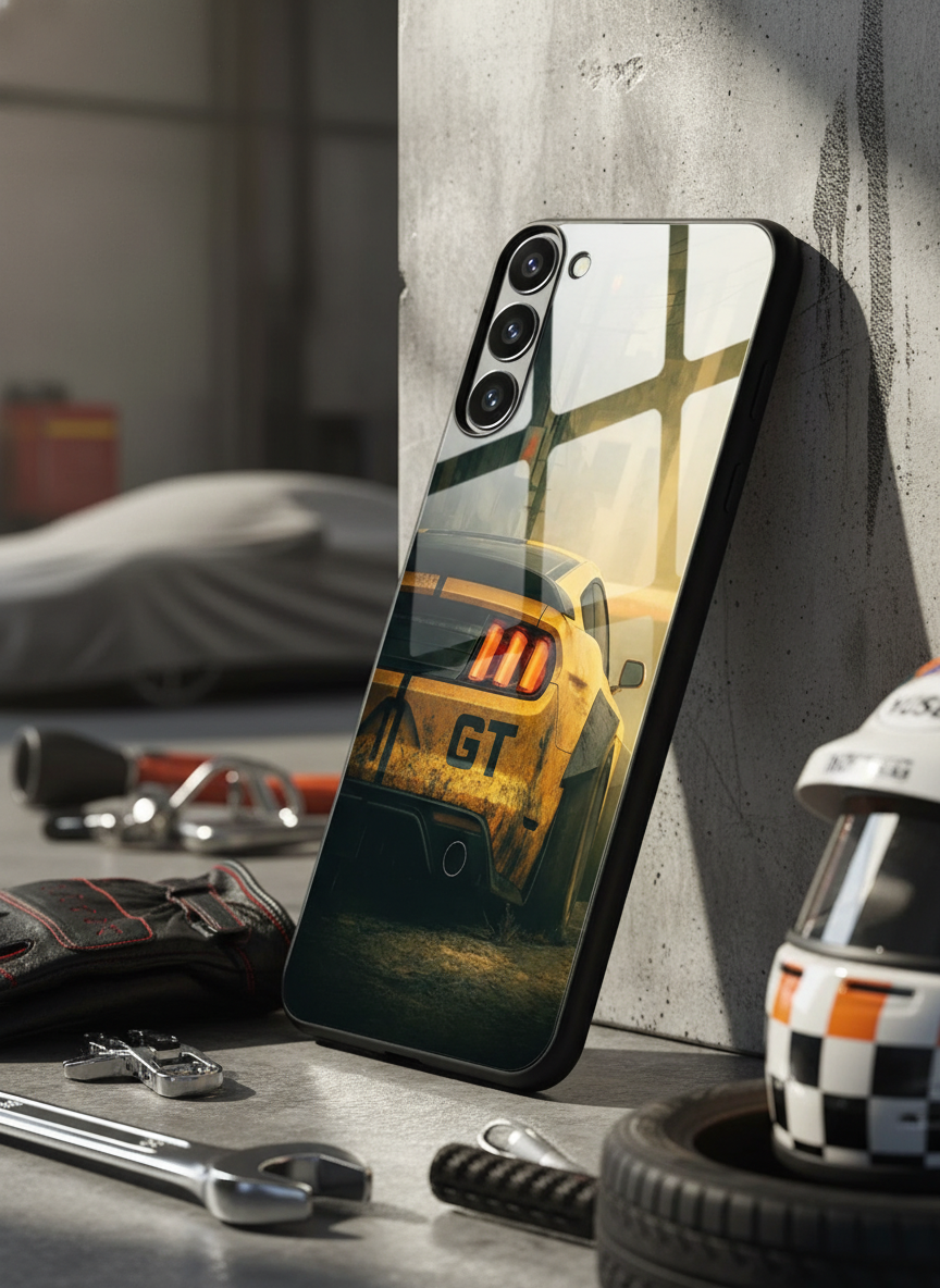 Road Kings Premium Glass Back Cover For Galaxy S Series The Case & Co India