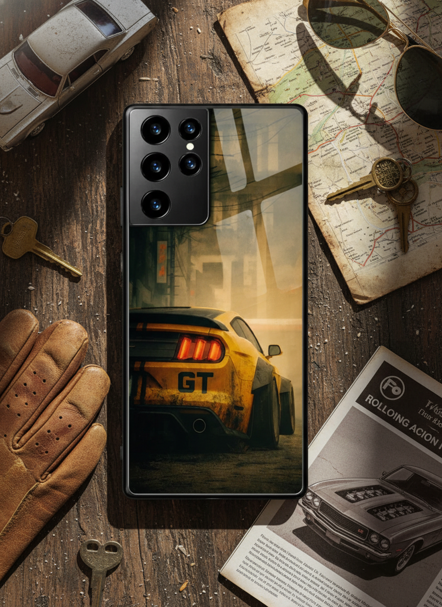 Road Kings Premium Glass Back Cover For Galaxy S Series The Case & Co India