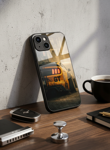 Road Kings Mono Frame Glass Back Cover For iPhone 14-17 Models