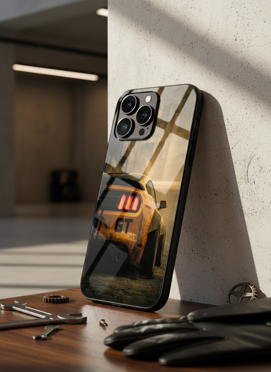 Road Kings Premium Glass Back Cover For iPhone 14-17 Models The Case & Co India
