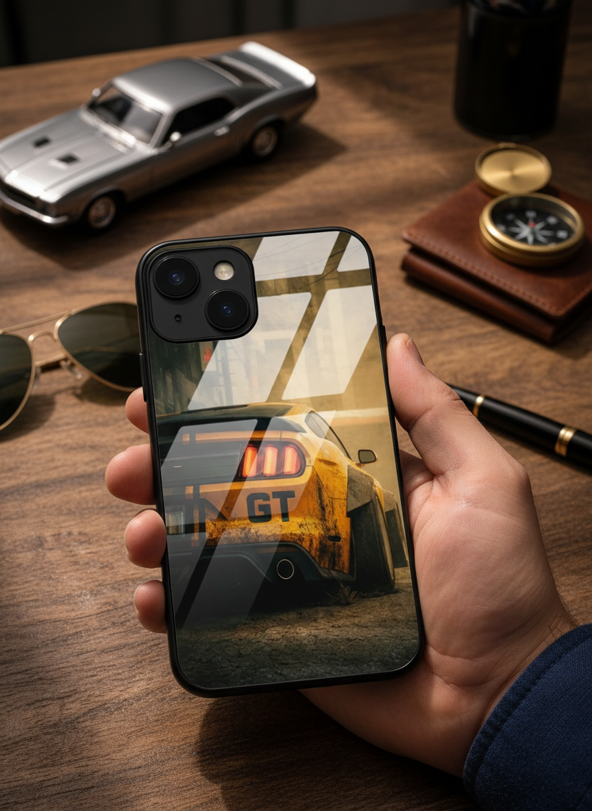 Road Kings Premium Glass Back Cover For iPhone 14-17 Models The Case & Co India