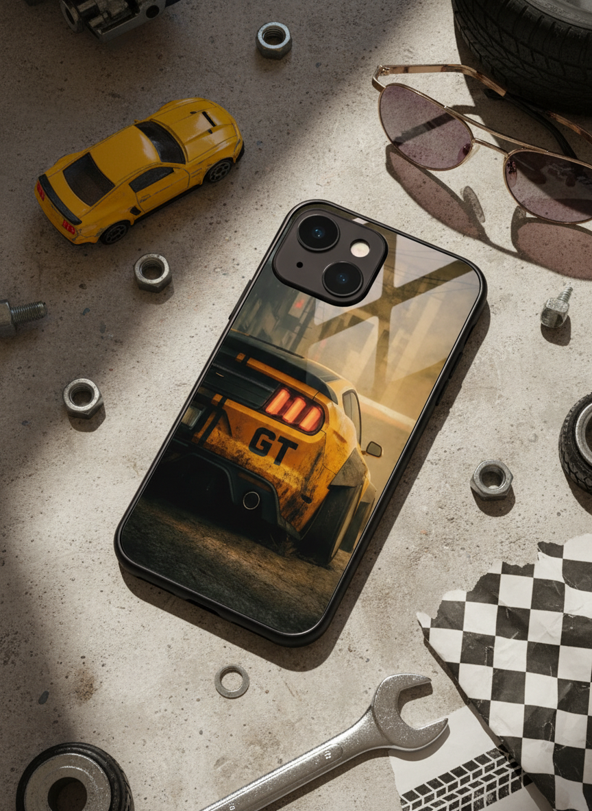 Road Kings Premium Glass Back Cover For iPhone 14-17 Models The Case & Co India