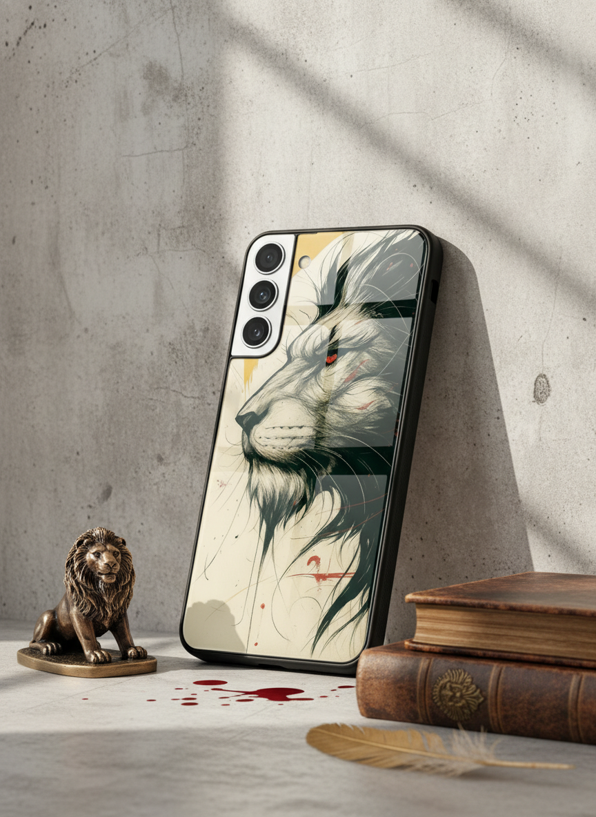 Roar Within Premium Glass Back Cover For Galaxy S Series The Case & Co India