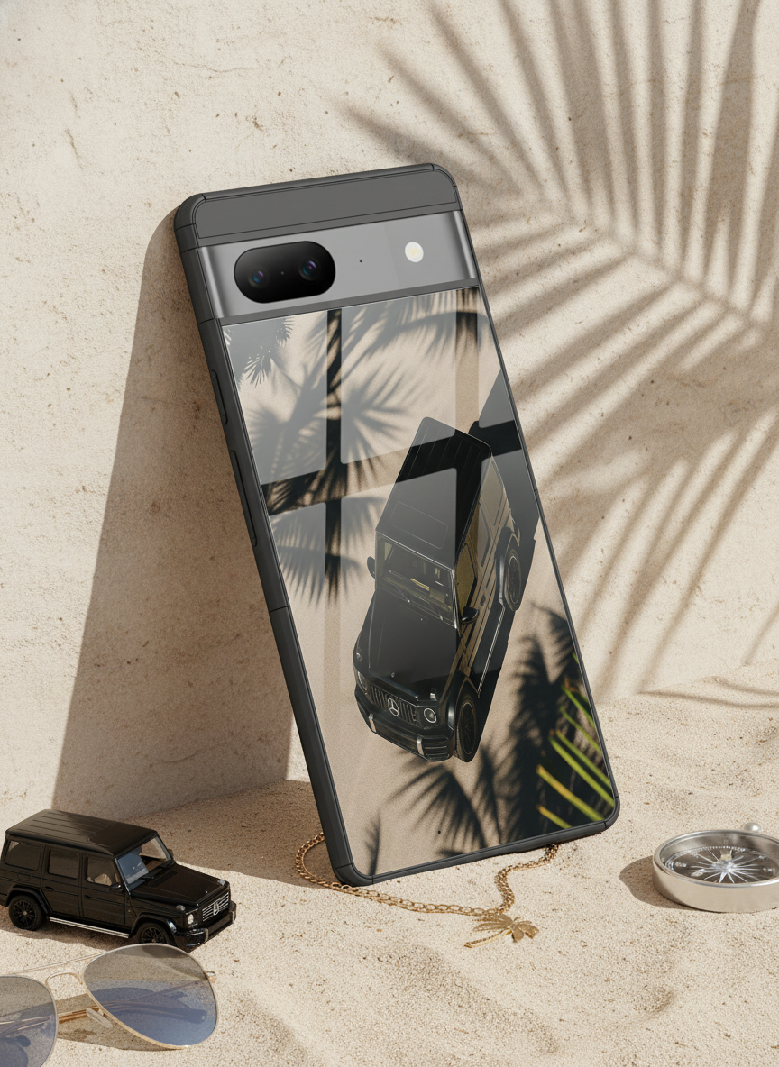 Shadow Drive Premium Glass Back Cover For Google Pixel 7,8,9,10 Series The Case & Co India
