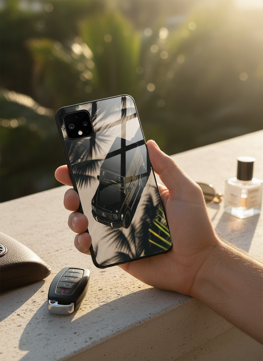 Shadow Drive Premium Glass Back Cover For Google Pixel 7,8,9,10 Series The Case & Co India