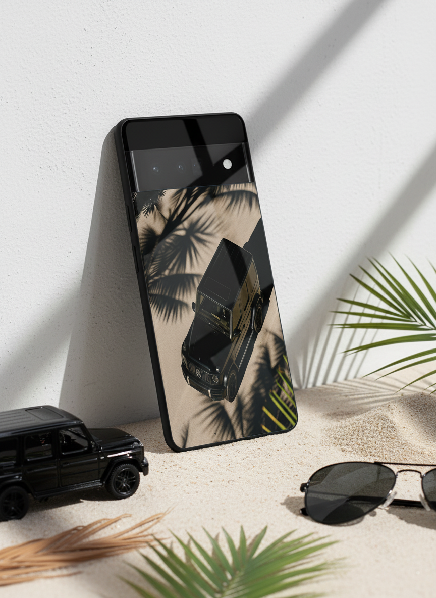 Shadow Drive Premium Glass Back Cover For Google Pixel 7,8,9,10 Series The Case & Co India