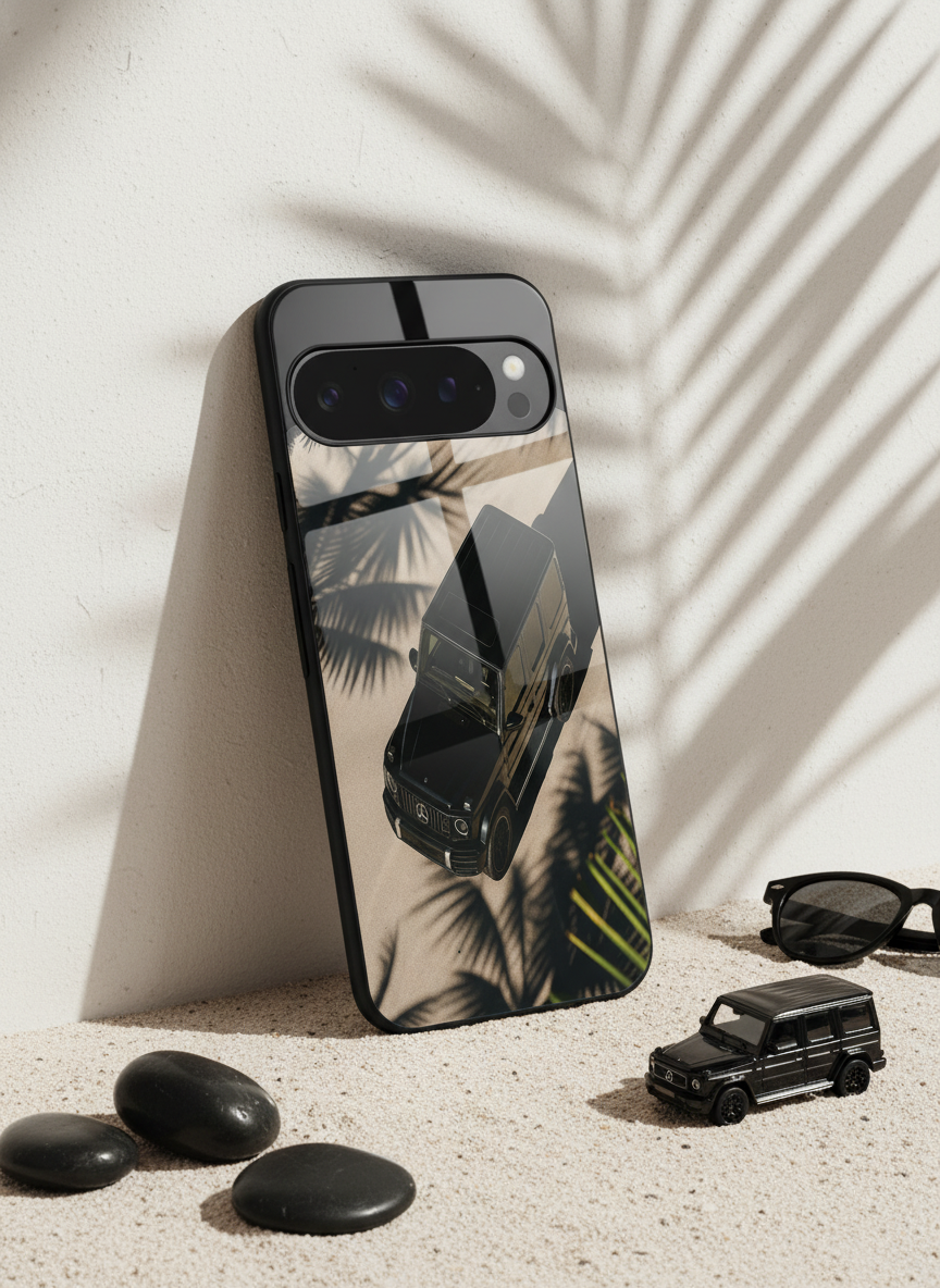 Shadow Drive Premium Glass Back Cover For Google Pixel 7,8,9,10 Series The Case & Co India