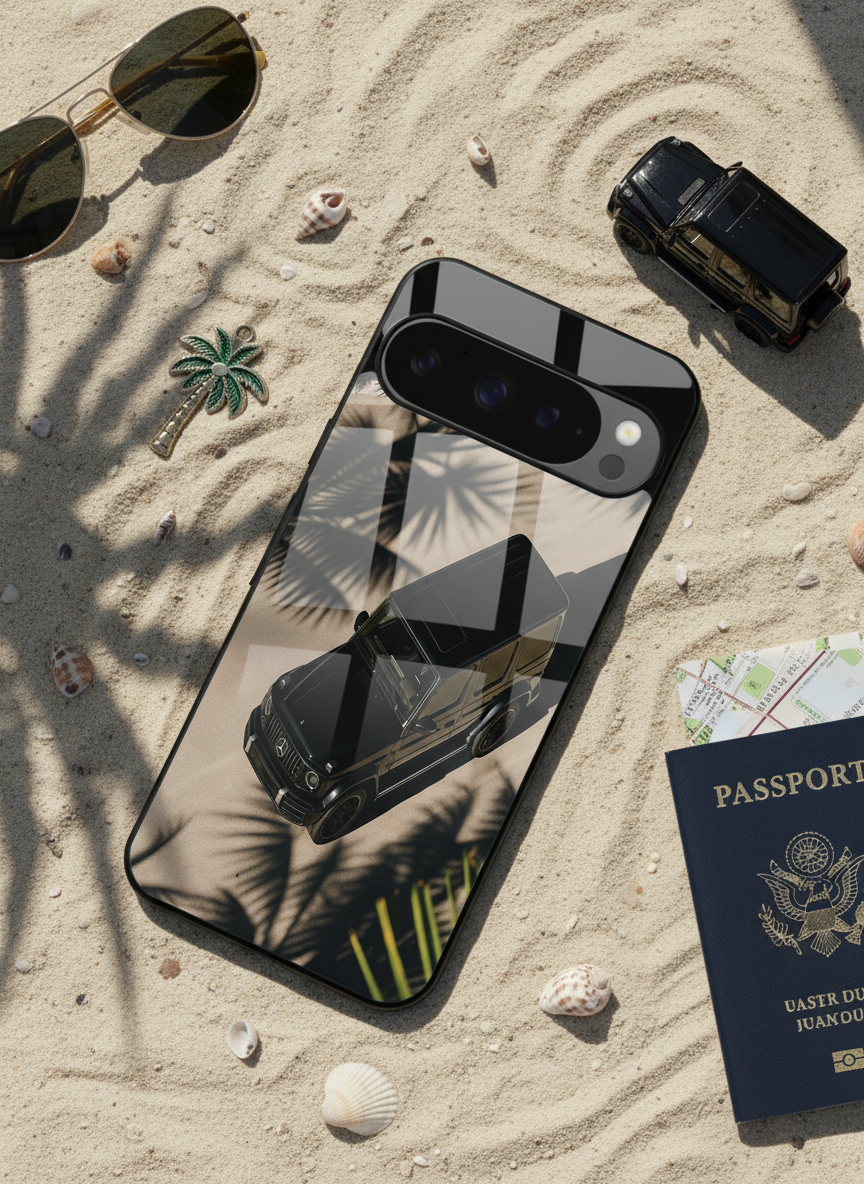 Shadow Drive Premium Glass Back Cover For Google Pixel 7,8,9,10 Series The Case & Co India