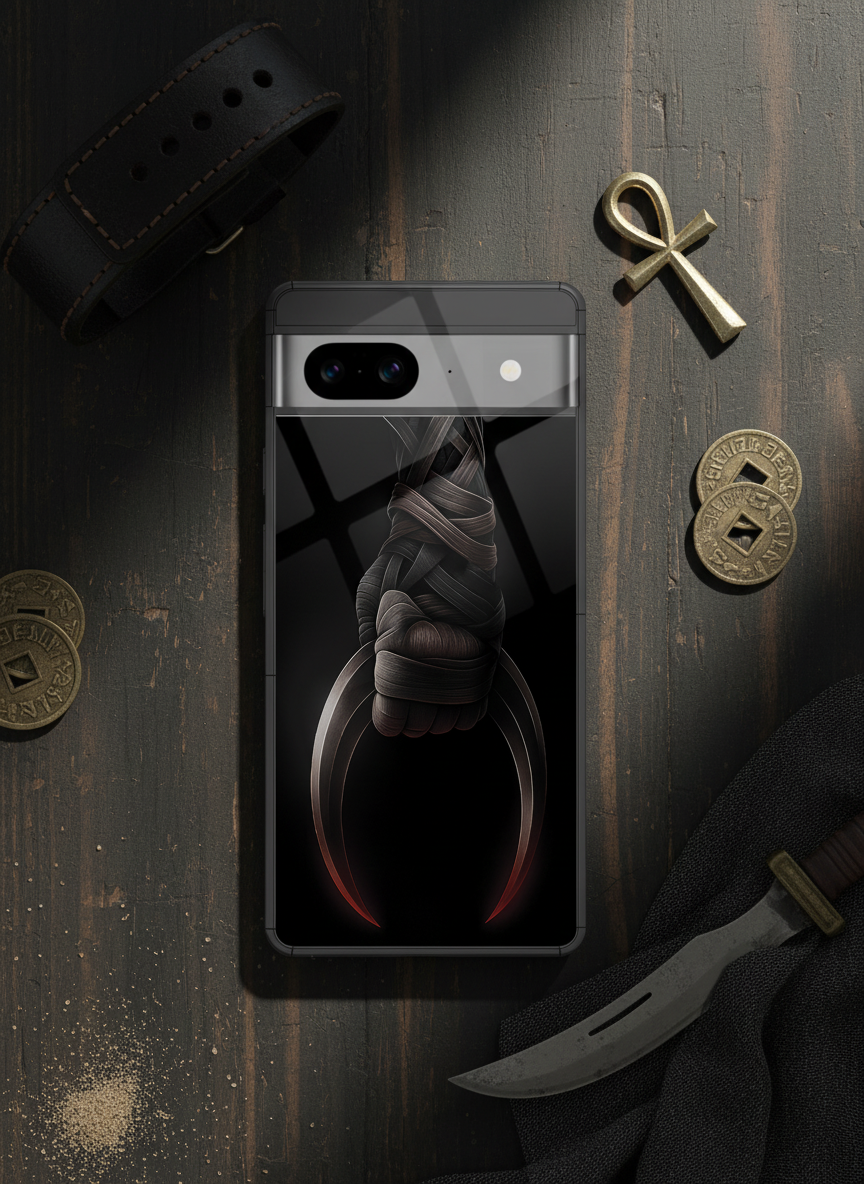 Shadowfang Premium Glass Back Cover For Google Pixel 7,8,9,10 Series The Case & Co India