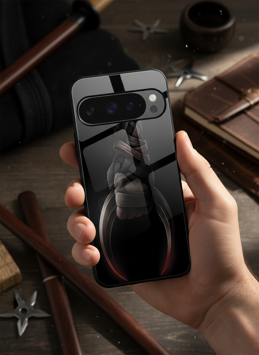 Shadowfang Premium Glass Back Cover For Google Pixel 7,8,9,10 Series The Case & Co India