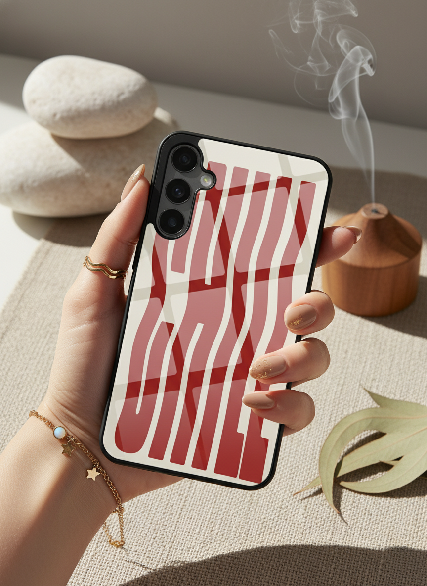 Stay Chill Premium Glass Back Cover For Galaxy S Series The Case & Co India