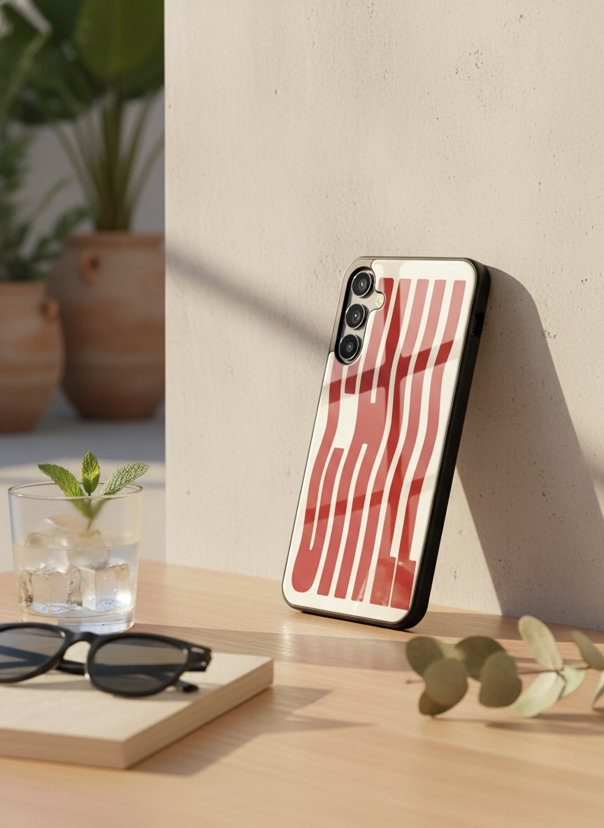 Stay Chill Premium Glass Back Cover For Galaxy S Series The Case & Co India