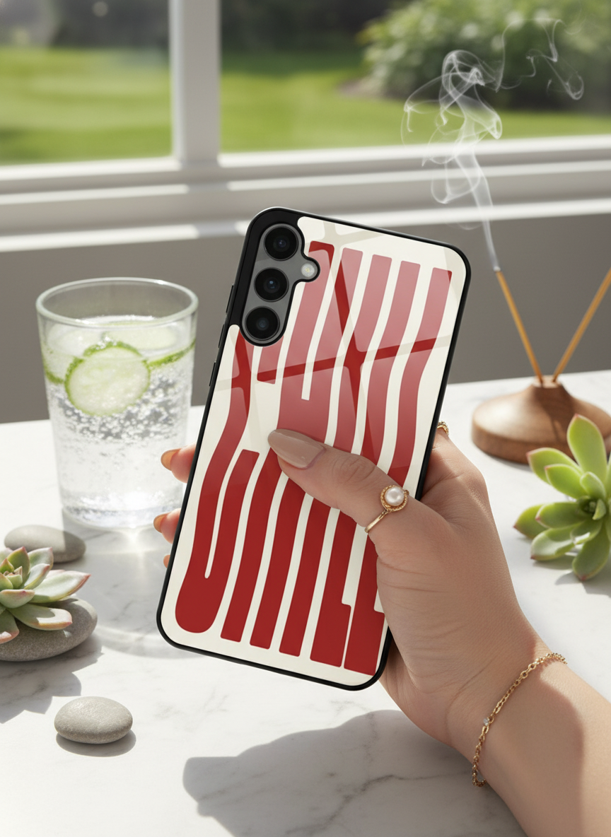 Stay Chill Premium Glass Back Cover For Galaxy S Series The Case & Co India
