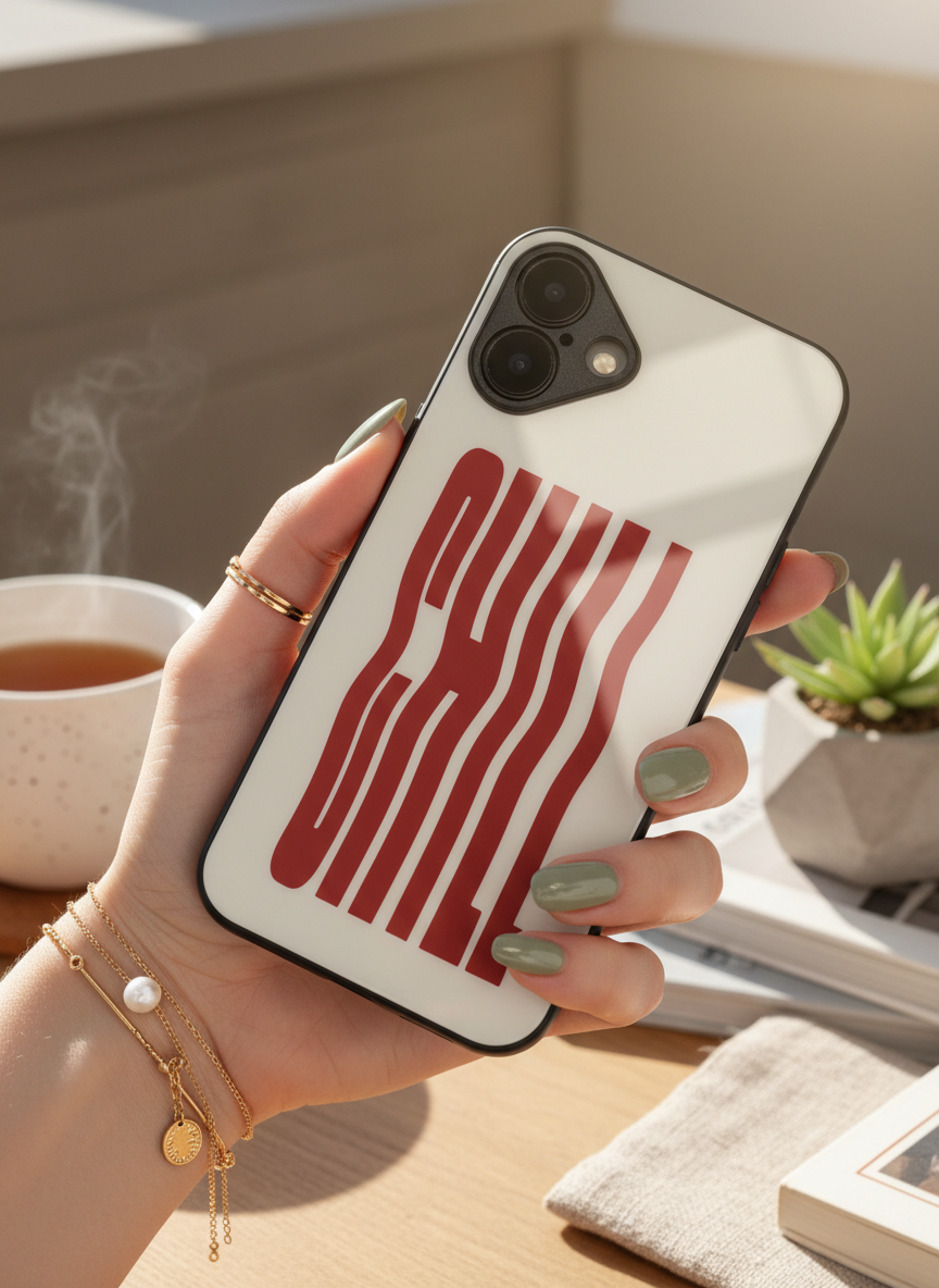 Stay Chill Premium Glass Back Cover For iPhone 14-17 Models The Case & Co India