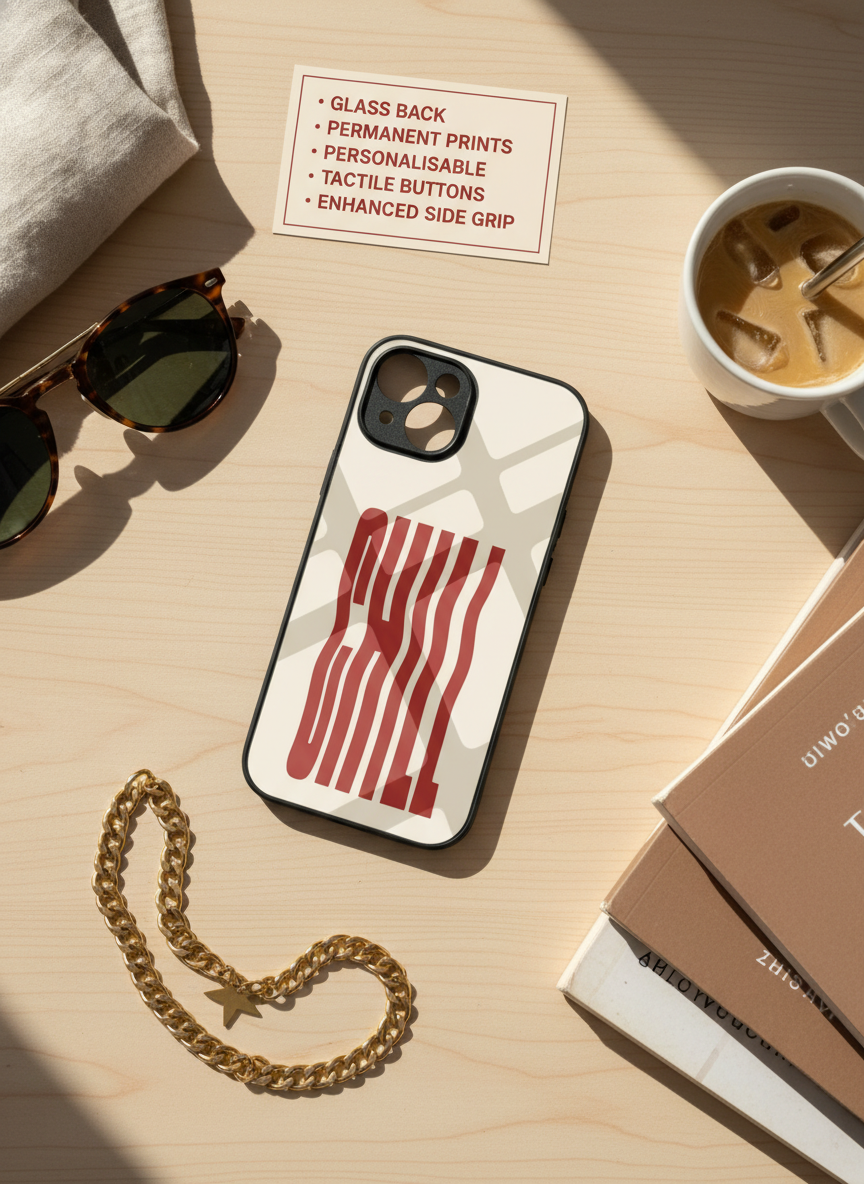 Stay Chill Premium Glass Back Cover For iPhone 14-17 Models The Case & Co India