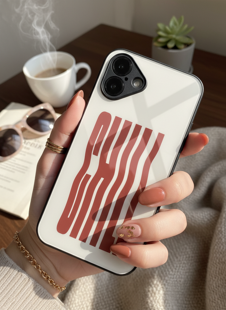 Stay Chill Premium Glass Back Cover For iPhone 14-17 Models The Case & Co India