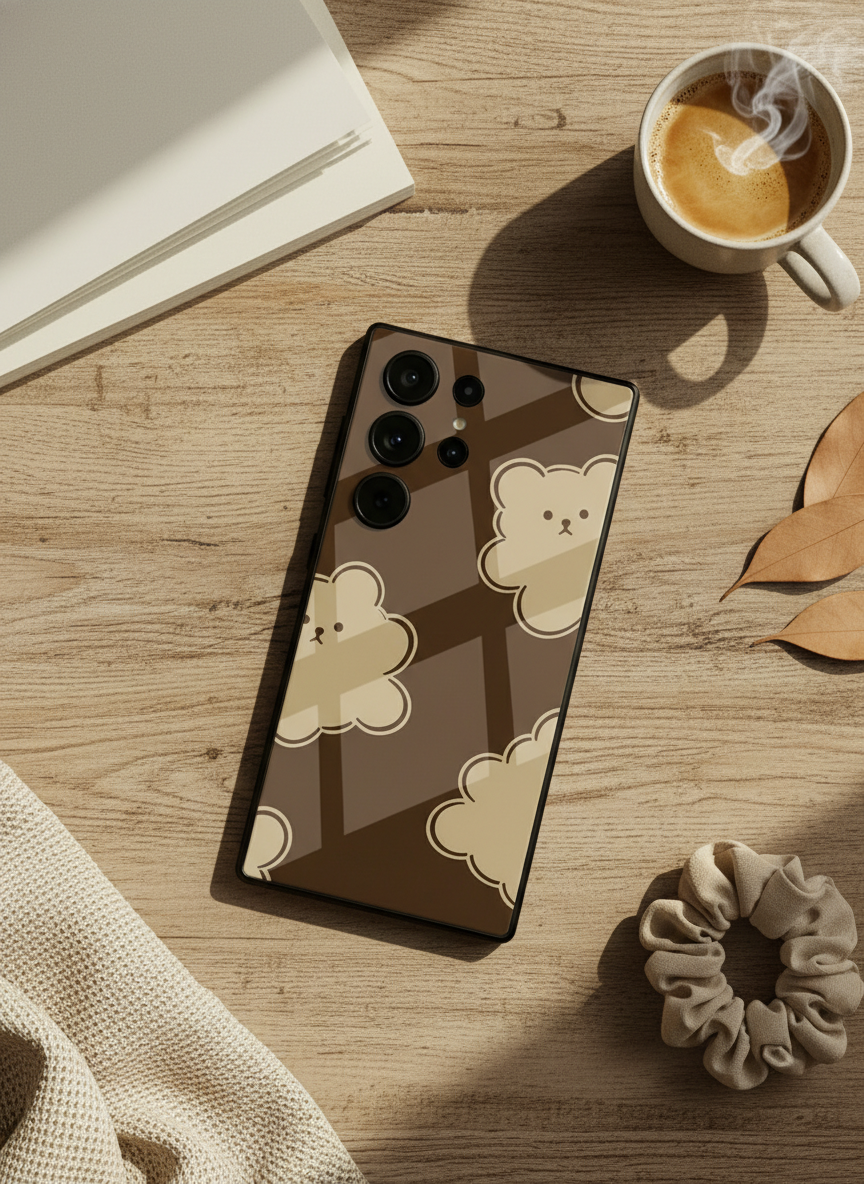 Teddy Overload Premium Glass Back Cover For Galaxy S Series The Case & Co India