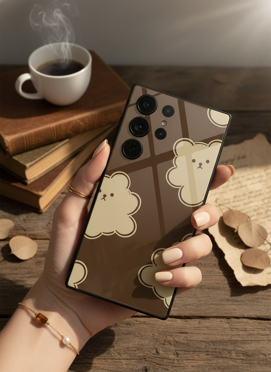Teddy Overload Premium Glass Back Cover For Galaxy S Series The Case & Co India
