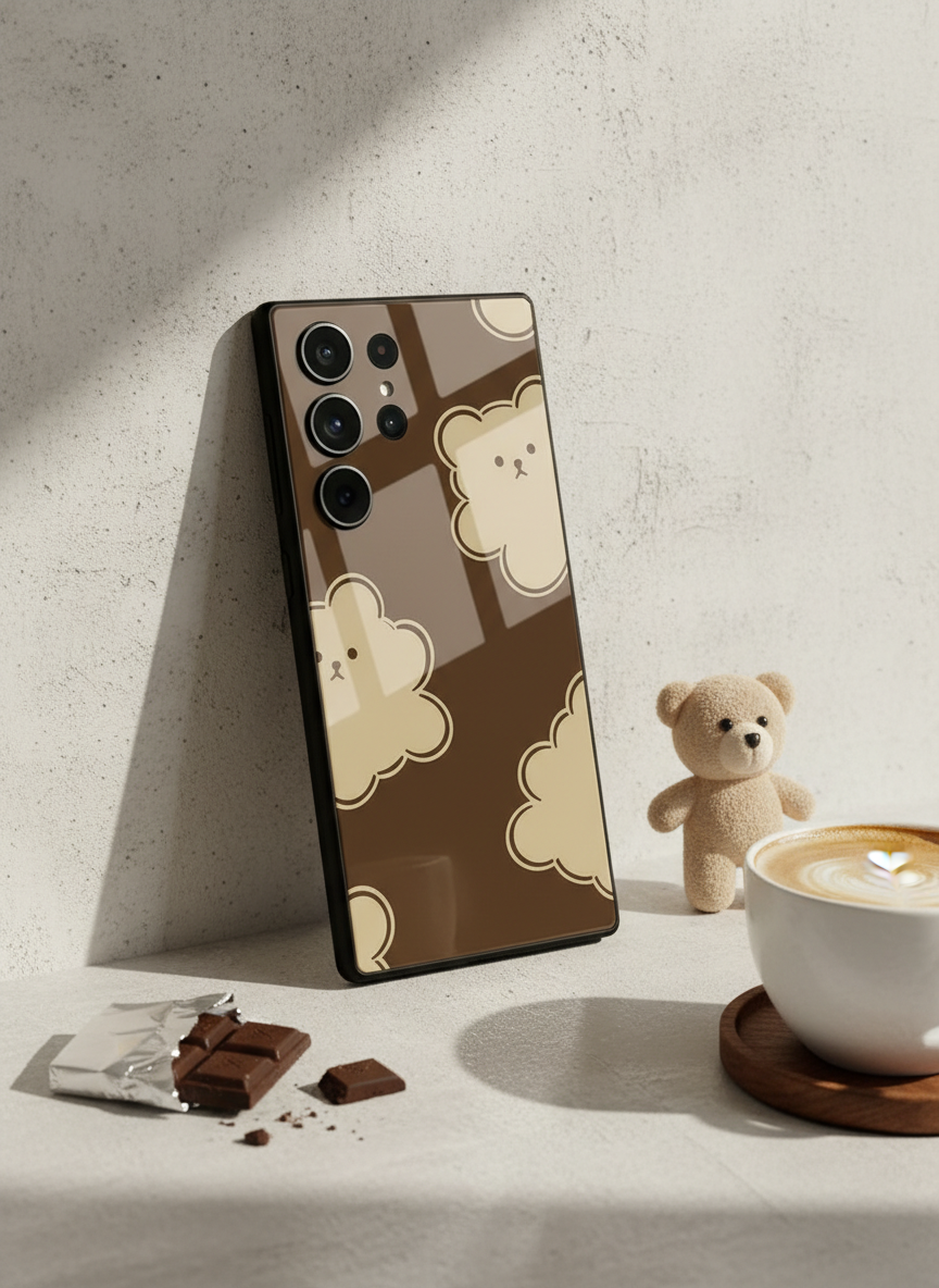 Teddy Overload Premium Glass Back Cover For Galaxy S Series The Case & Co India