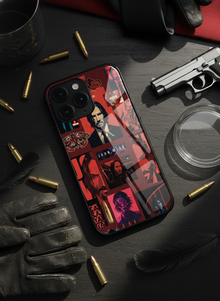 The Boogeyman Mono Frame Glass Back Cover For iPhone 14-17 Models