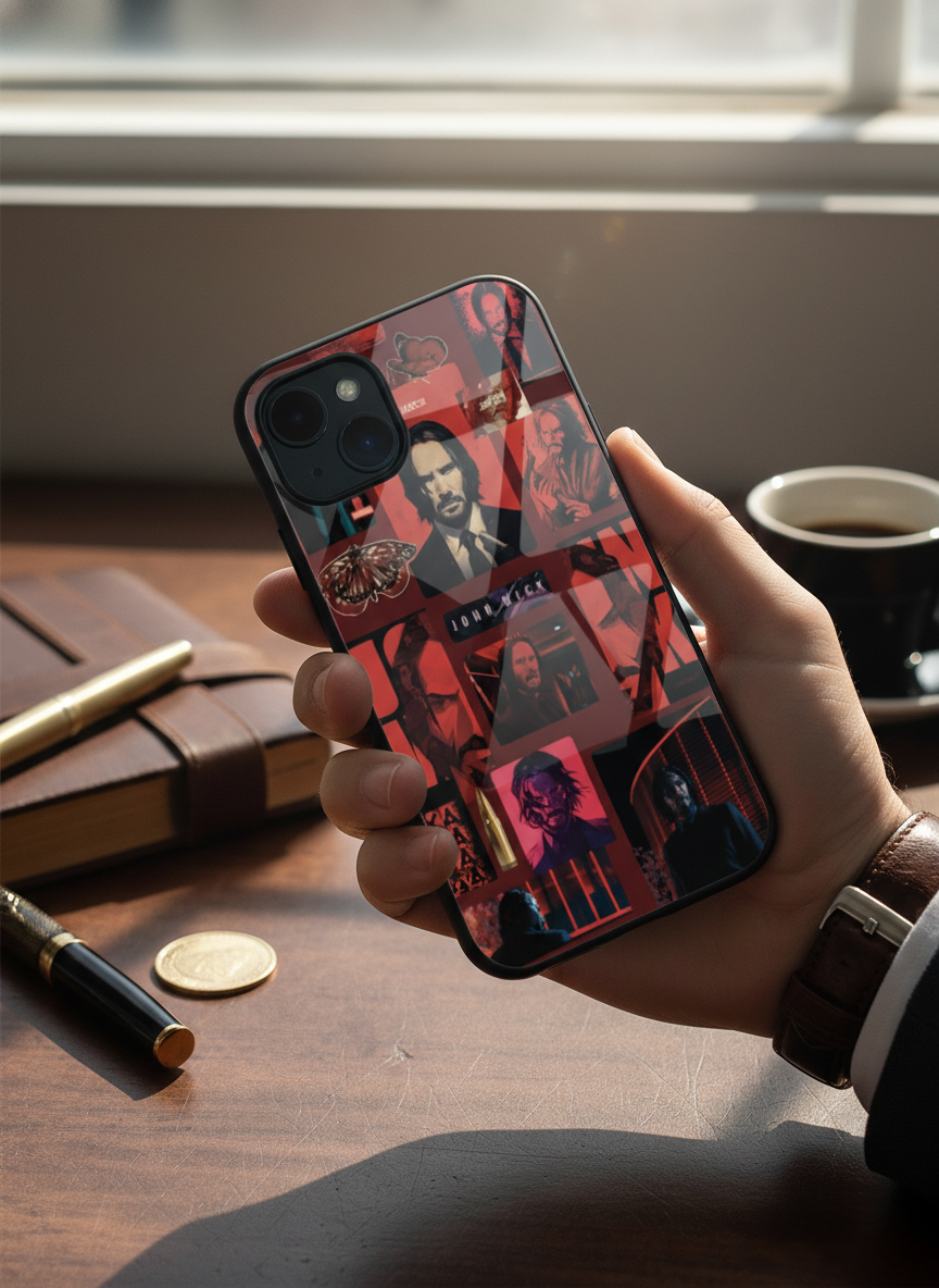 The Boogeyman Premium Glass Back Cover For iPhone 14-17 Models The Case & Co India
