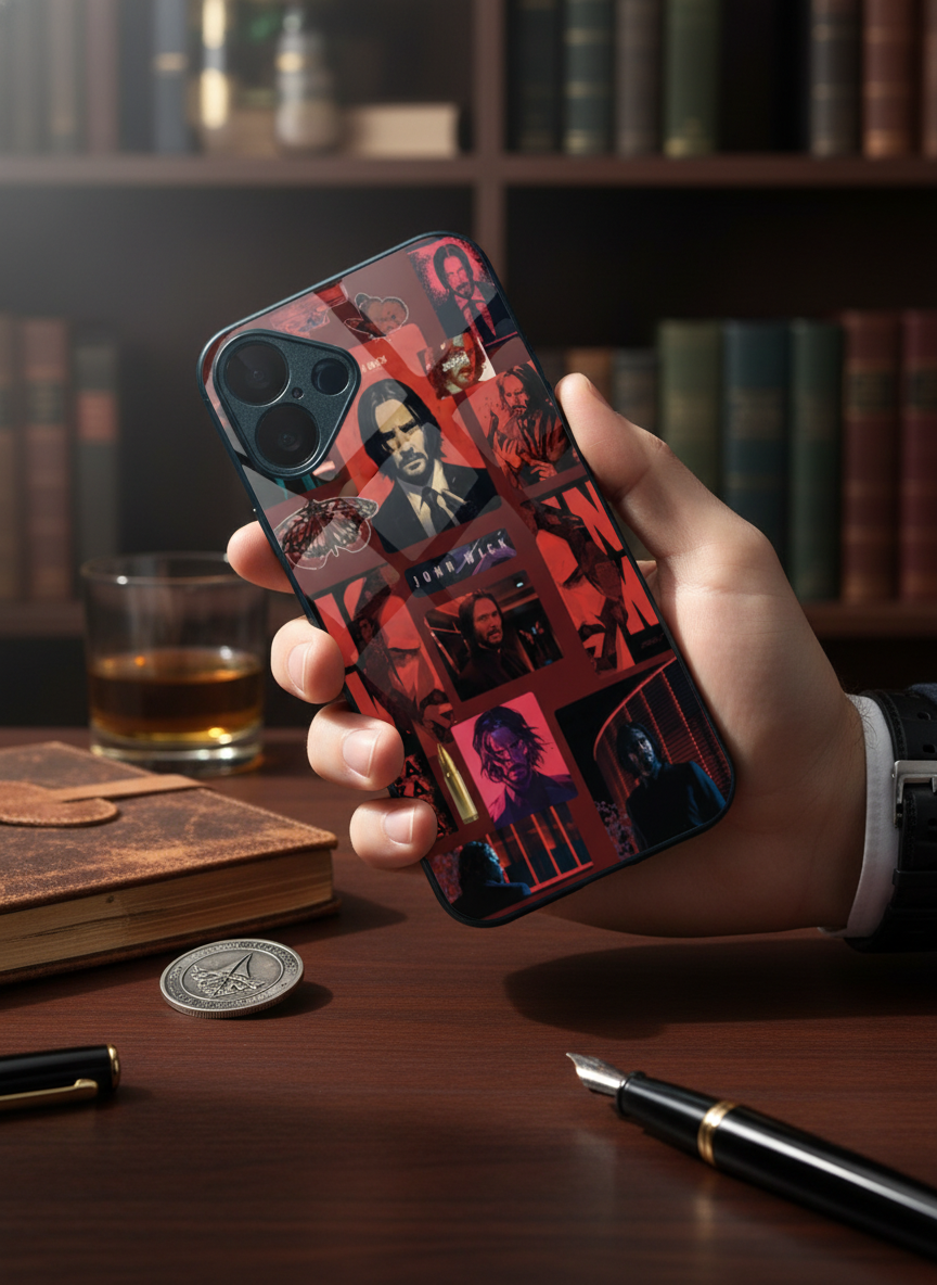 The Boogeyman Premium Glass Back Cover For iPhone 14-17 Models The Case & Co India