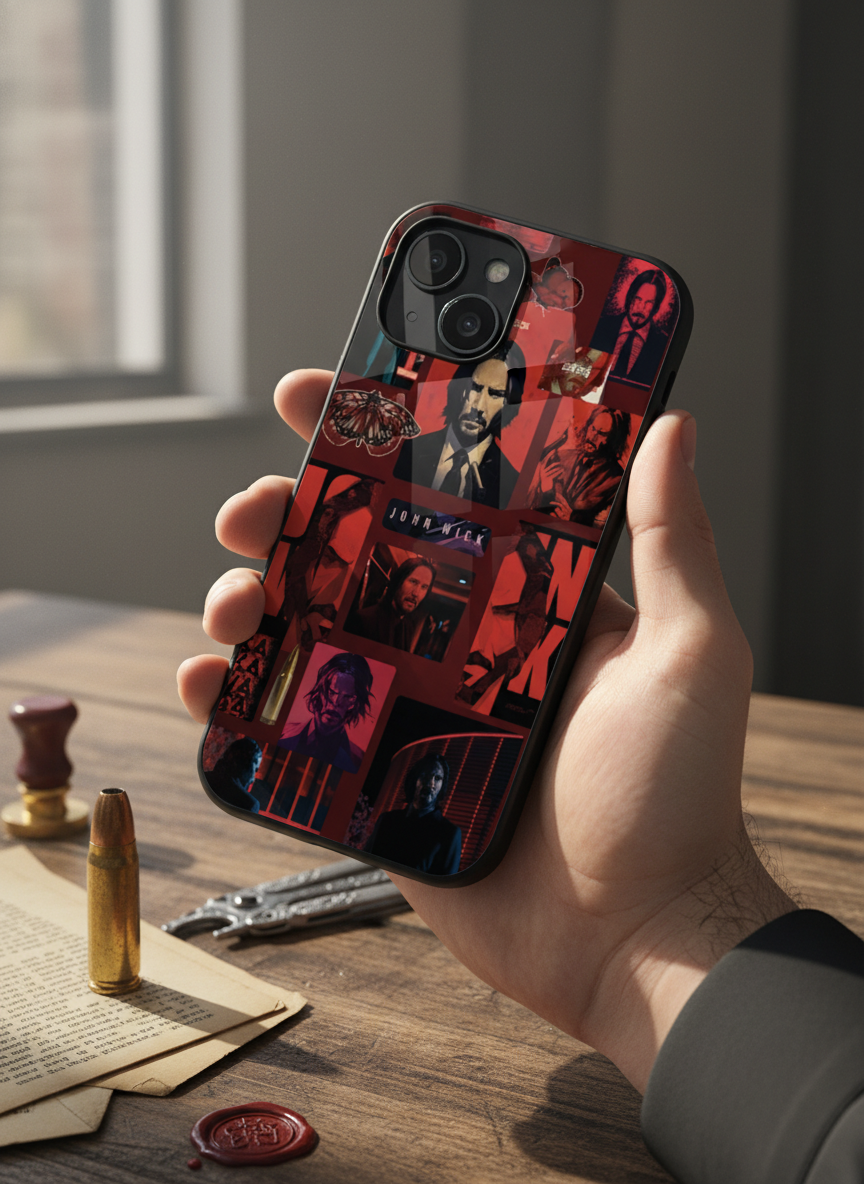 The Boogeyman Premium Glass Back Cover For iPhone 14-17 Models The Case & Co India