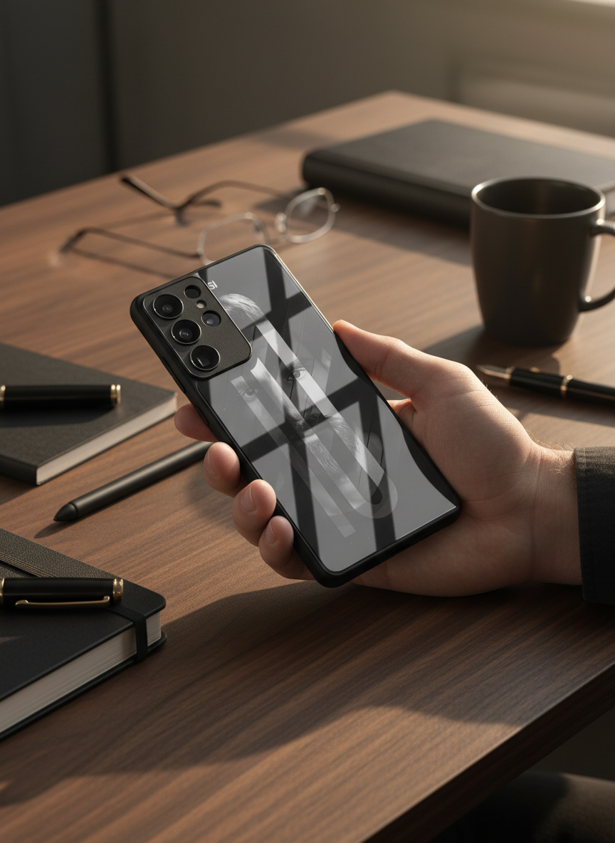 The Maestro Premium Glass Back Cover For Galaxy S Series The Case & Co India