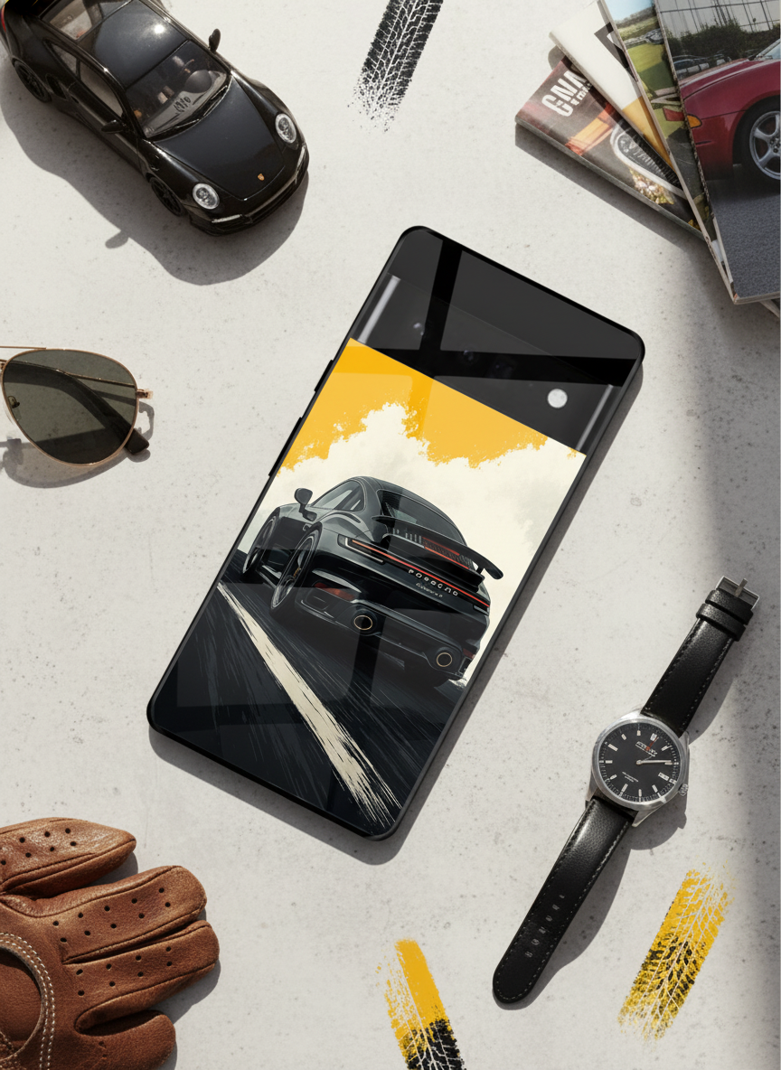 Velocity Premium Glass Back Cover For Google Pixel 7,8,9,10 Series The Case & Co India