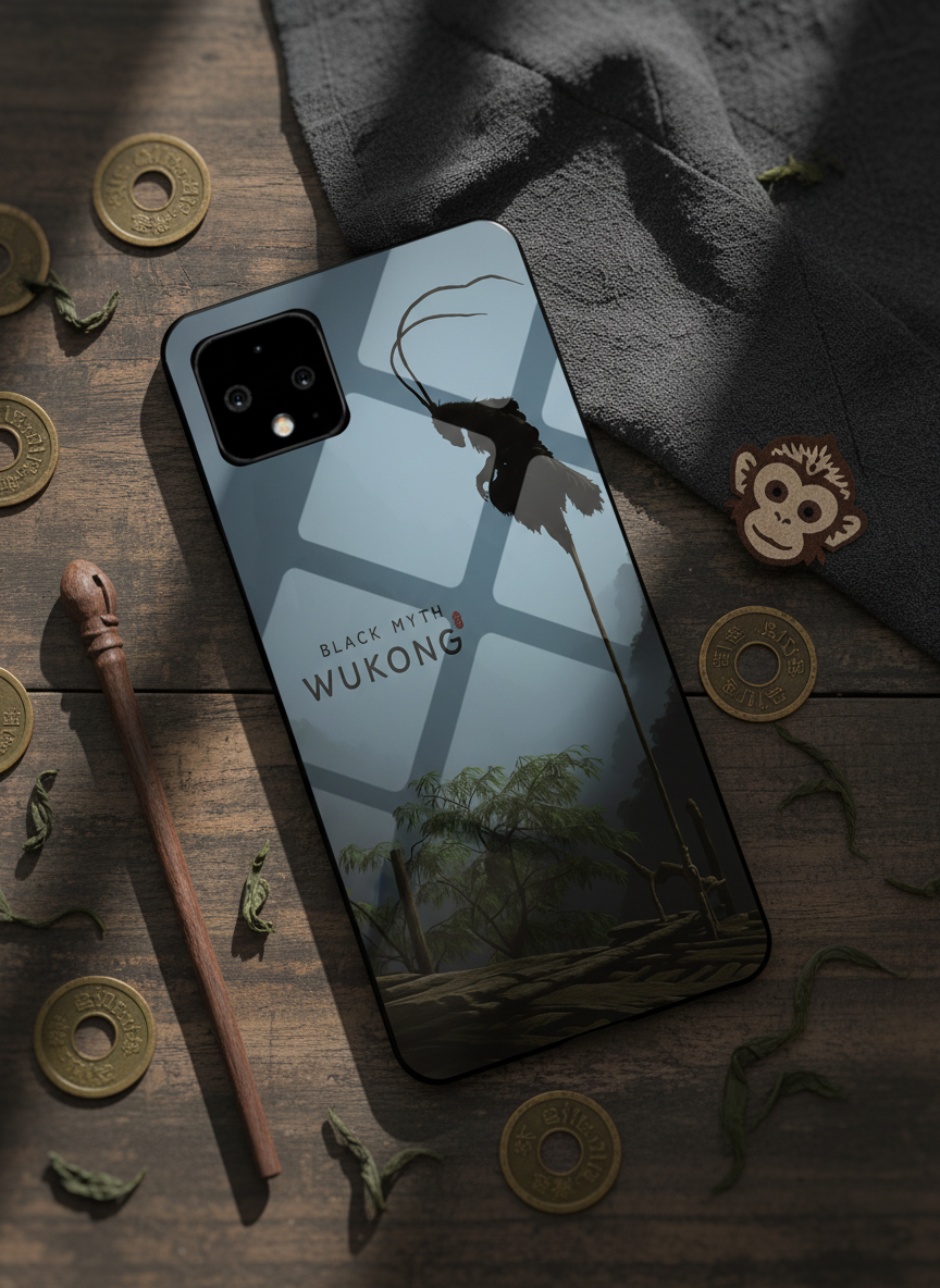 BMW-Black Myth Wukong Premium Glass Back Cover For Google Pixel 7,8,9,10 Series