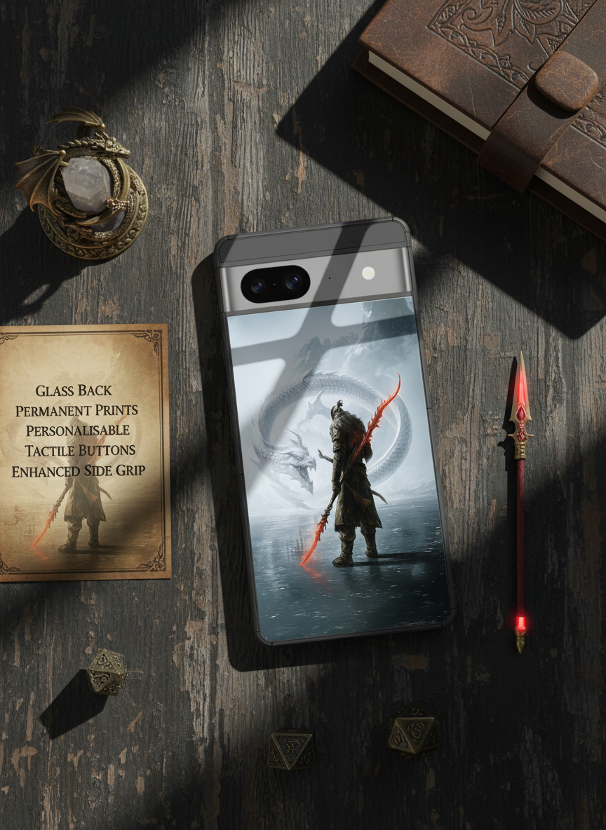 Let's Fight Premium Glass Back Cover For Google Pixel 7,8,9,10 Series