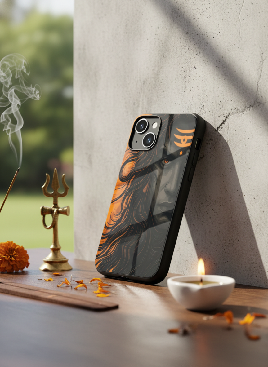 Aghora Premium Glass Back Cover For iPhone 11-17 Models