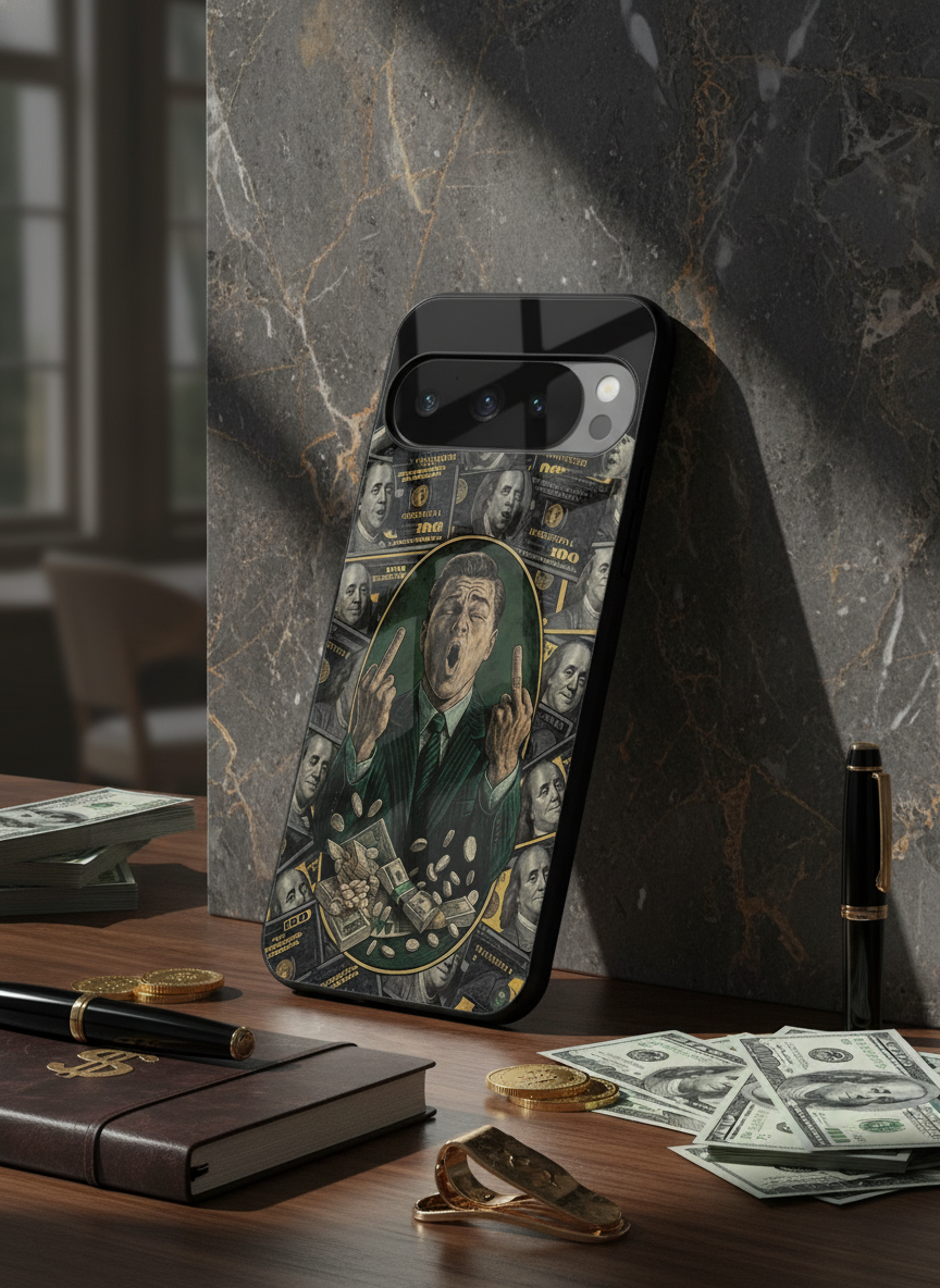 Cash Over Class Premium Glass Back Cover For Google Pixel 7,8,9,10 Series