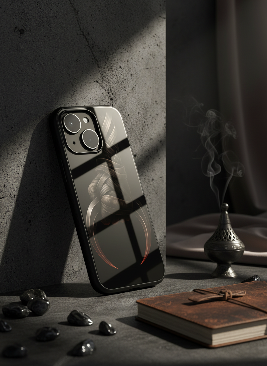 Shadowfang Premium Glass Back Cover For iPhone 11-17 Models