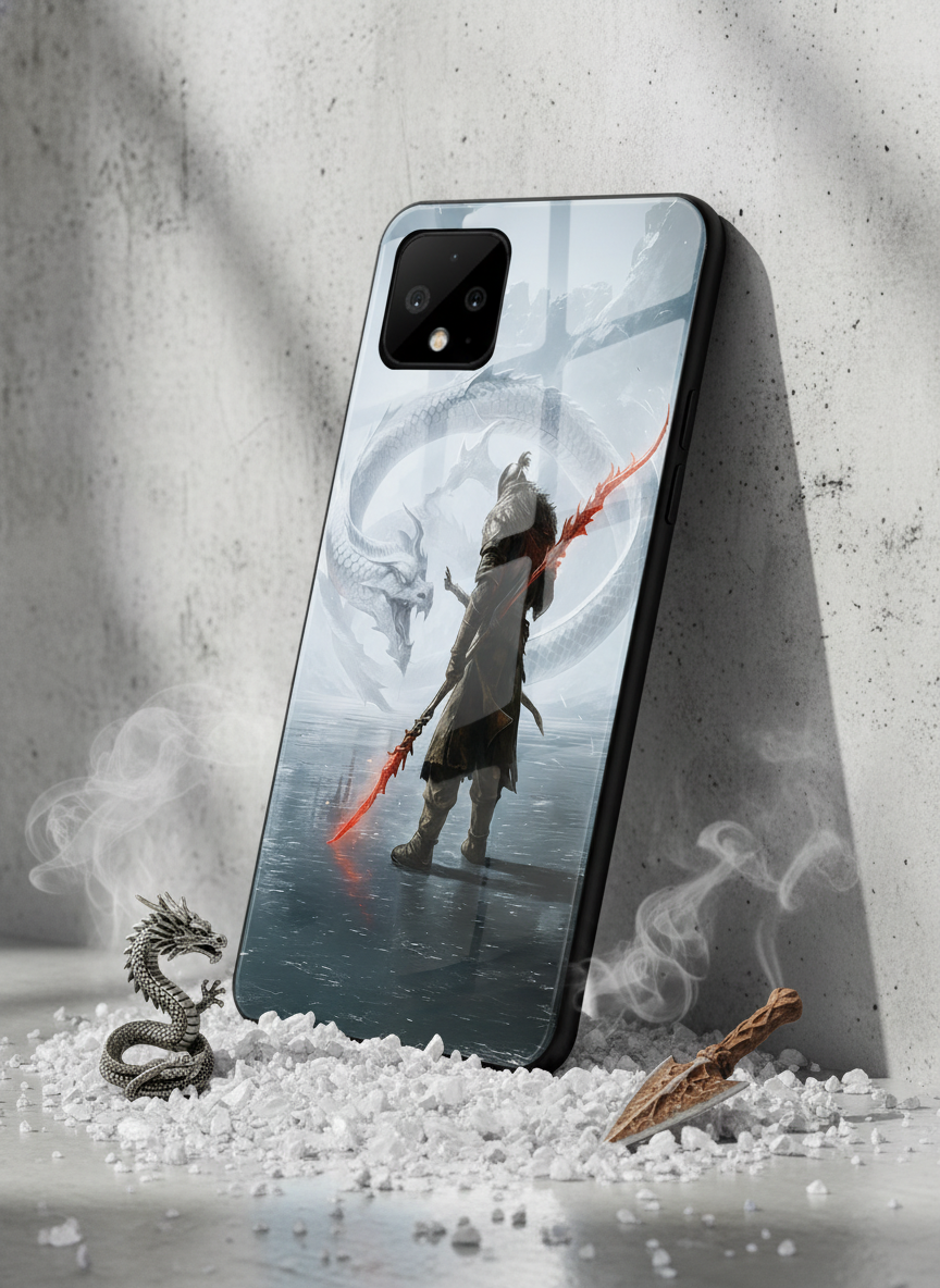 Let's Fight Premium Glass Back Cover For Google Pixel 7,8,9,10 Series