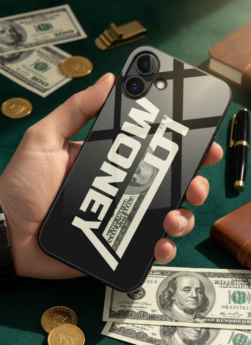 RichVibe Premium Glass Back Cover For iPhone 11-17 Models