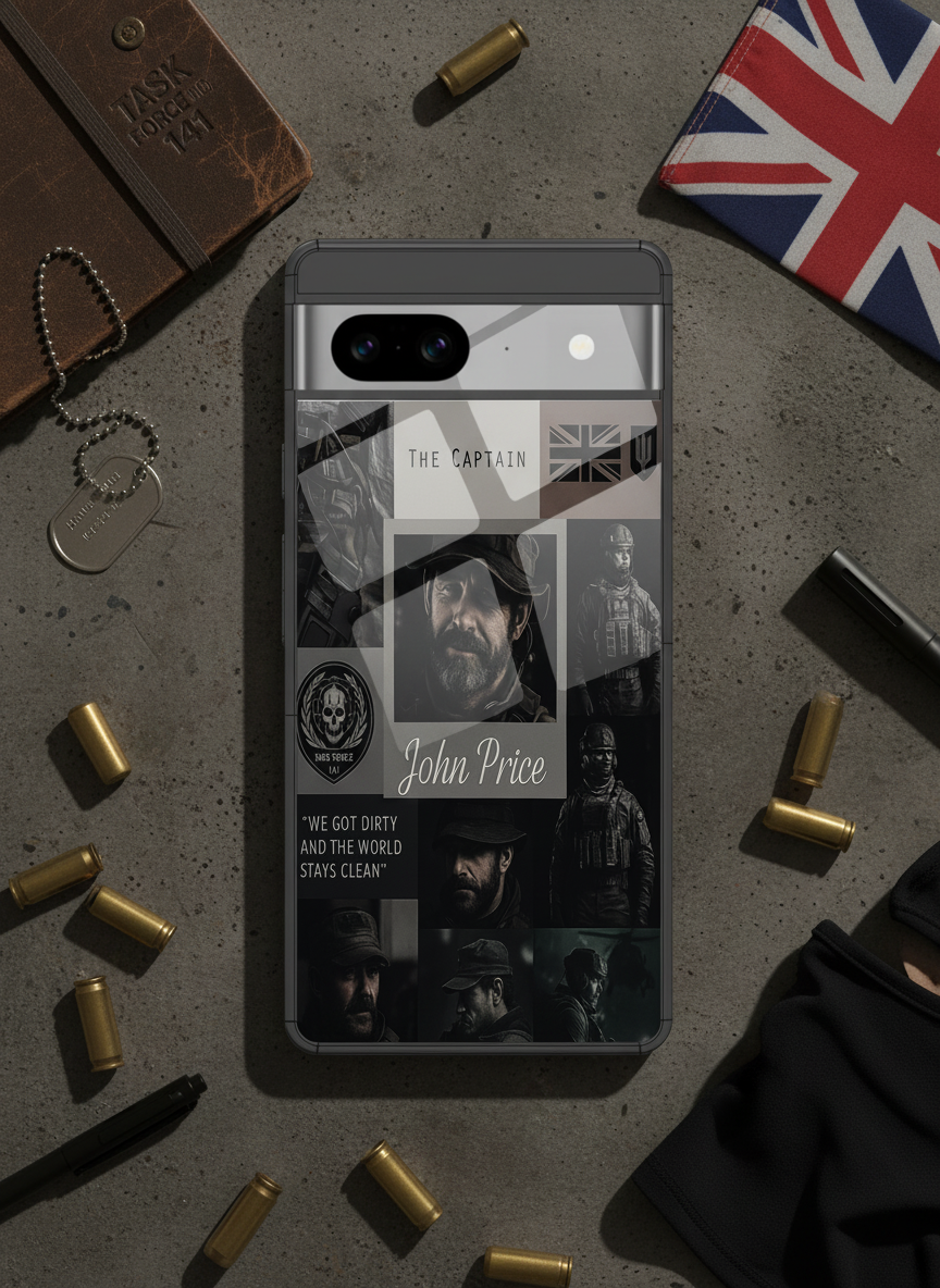 Captain's Creed Premium Glass Back Cover For Google Pixel 7,8,9,10 Series