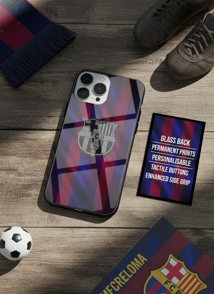 Royal Rivalry Premium Glass Back Cover For iPhone 11-17 Models