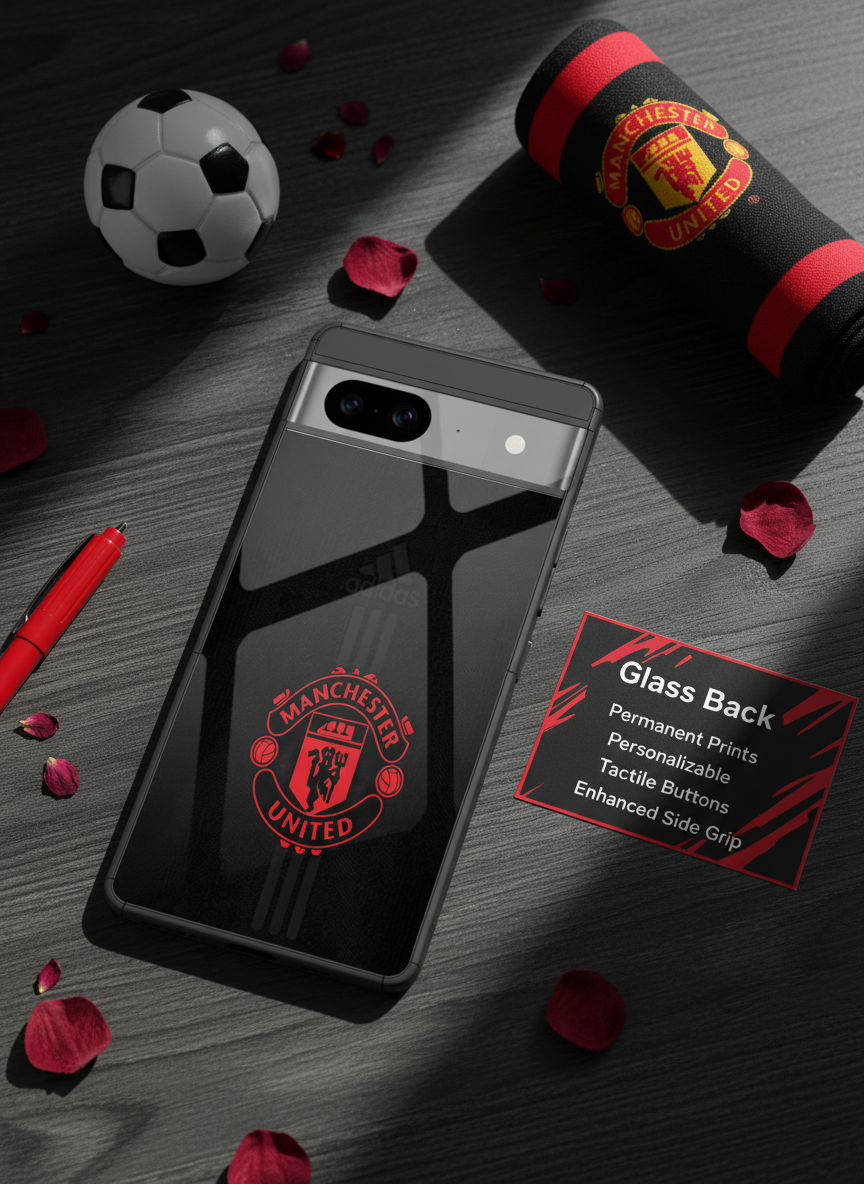 Dark Mode FC Premium Glass Back Cover For Google Pixel 7,8,9,10 Series