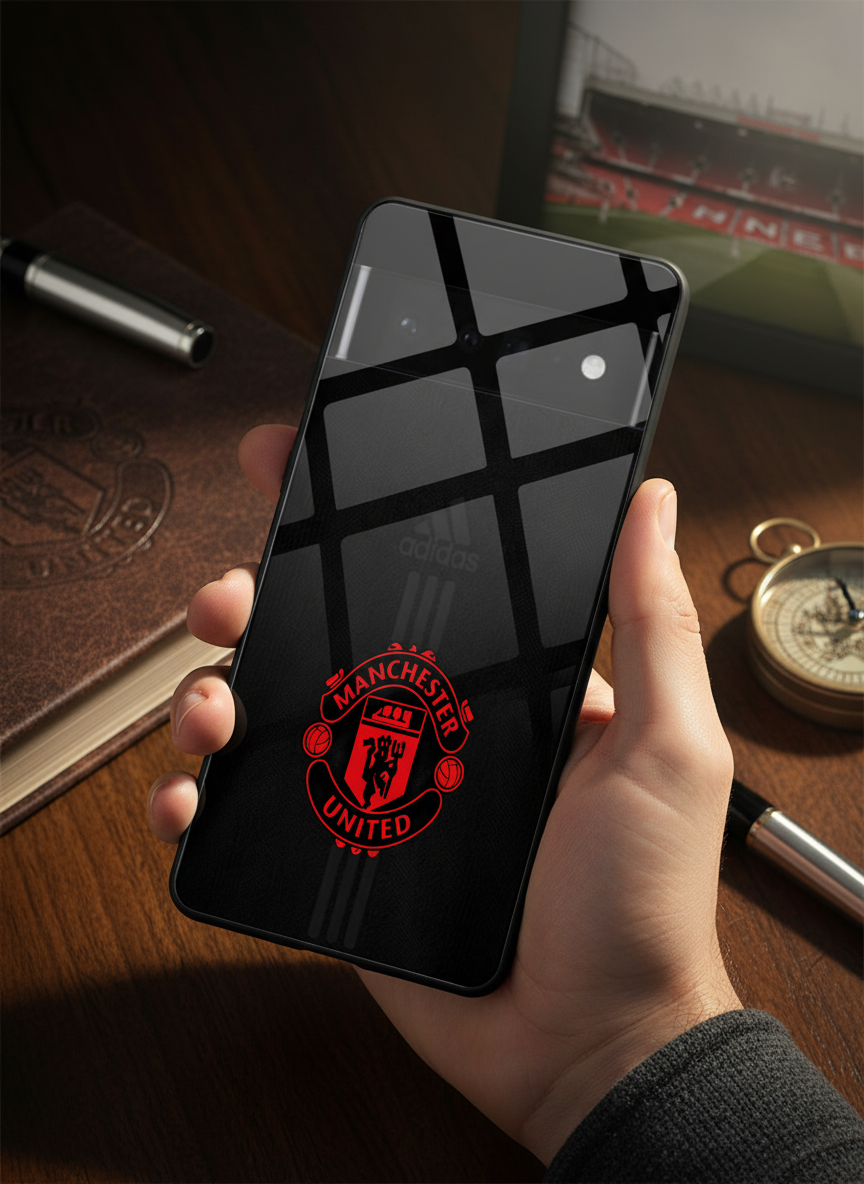 Dark Mode FC Premium Glass Back Cover For Google Pixel 7,8,9,10 Series