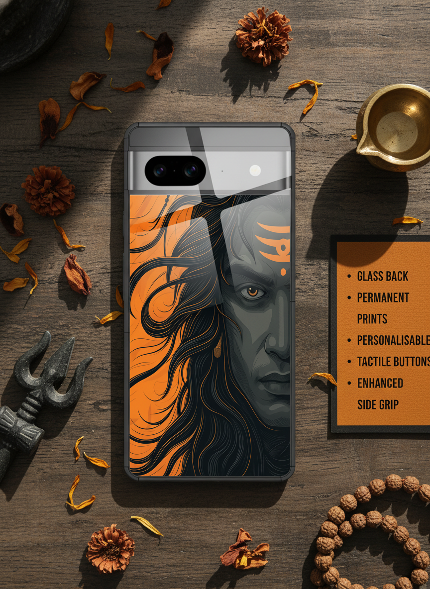 Aghora Premium Glass Back Cover For Google Pixel 7,8,9,10 Series