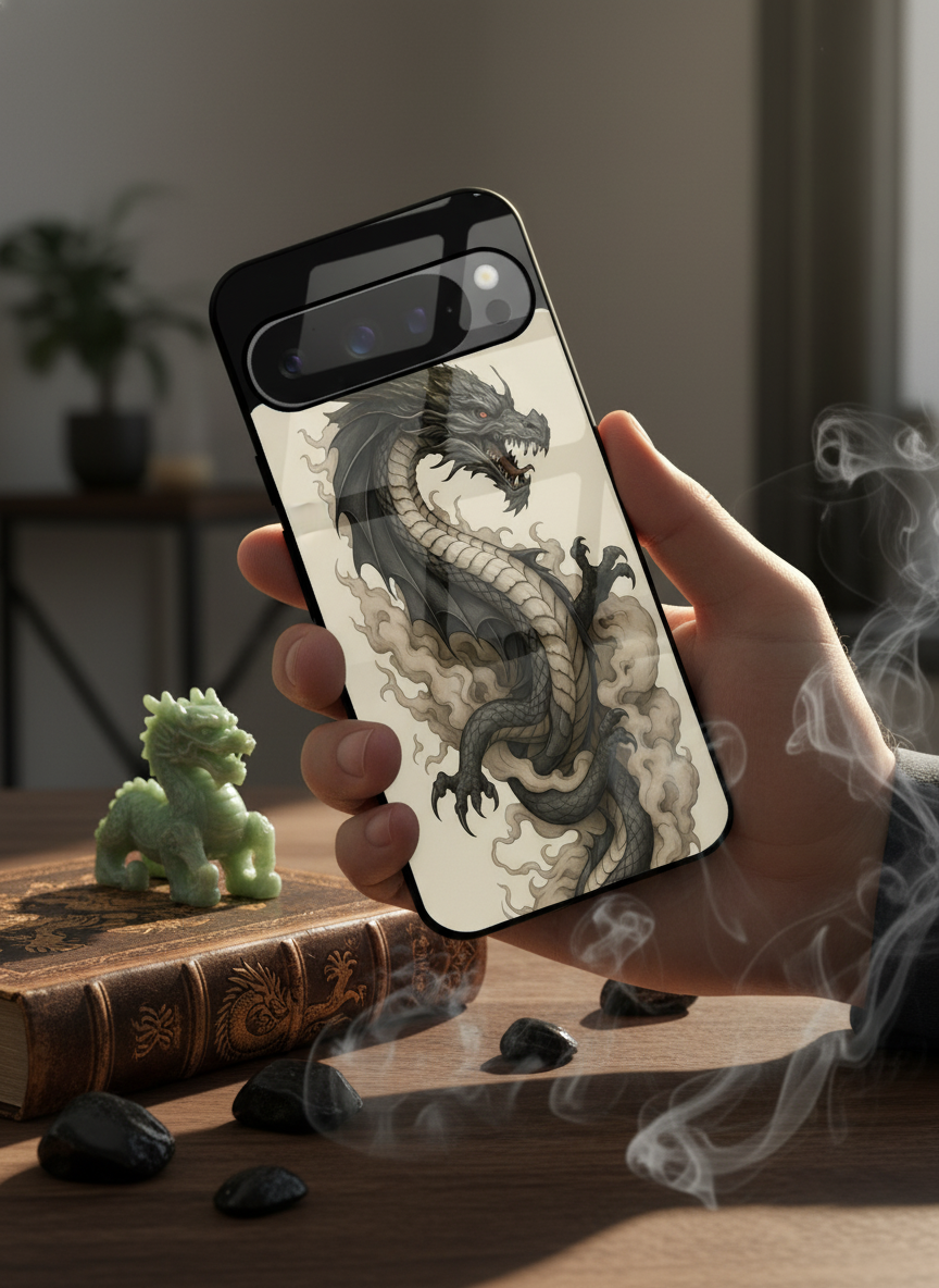 Dragon Premium Glass Back Cover For Google Pixel 7,8,9,10 Series